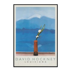 DAVID HOCKNEY / MT. FUJI AND FLOWERS (1972)